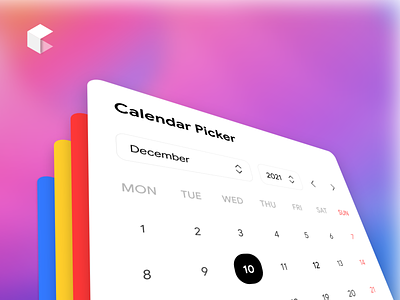 Calendar Picker blur calendar calendar picker choupham flat kit picker ui kit