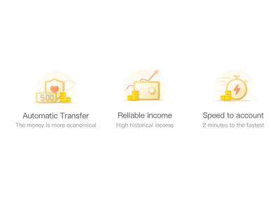 Financing icons app icon ui