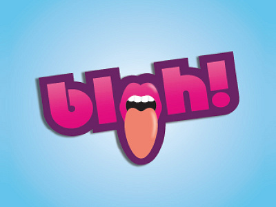 Just For Fun! logo pink purple tongue