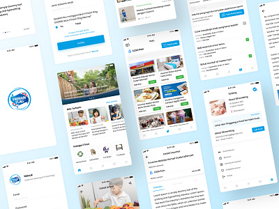 Frisian Flag App articles baby clean dailyui discussion forum interaction design mobile app ui ux vouchers