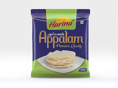 Pappadam creative food food design graphic design packagedesign packaging