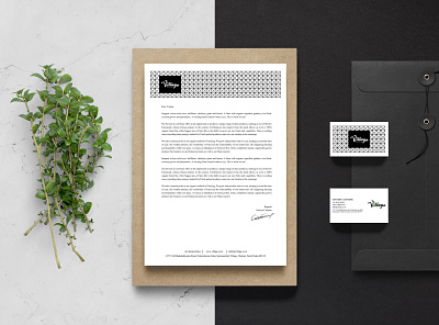 Village - Brand Identity brand identity branding design logo minimal restaurant