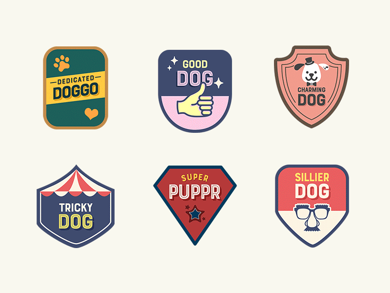 Badges For Training Achievements app badges dog