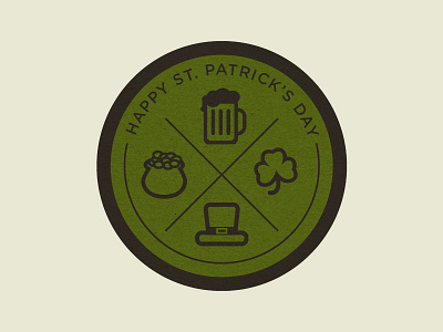 St. Patrick's Day Coaster