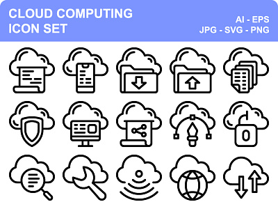 Cloud Computing cloud computing data database file folder icon icon set iconset server setting transfer