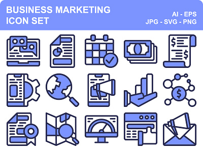 Business Marketing business finance icon icon set iconset information laptop marketing mobile seo