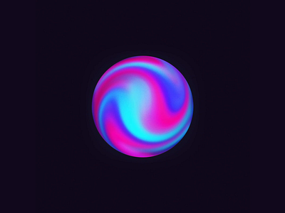 Multicolored Sphere | AI 3d ai art artificial intelligence concept glowing magic ball motion motion graphic multicolored sphere ui visual