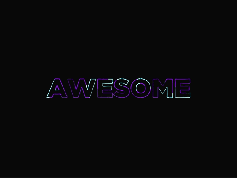 Awesome Text Stroke Animation after effects animation awesome motion graphic stoke text