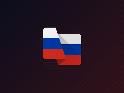 Russia - Material Flag Icon 1990 android appicon asia flag icon independence day june 12 material rsfsr russia