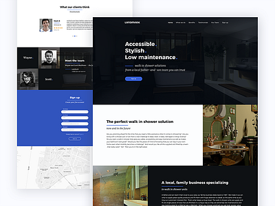 Landmark: Web Landing Page Design