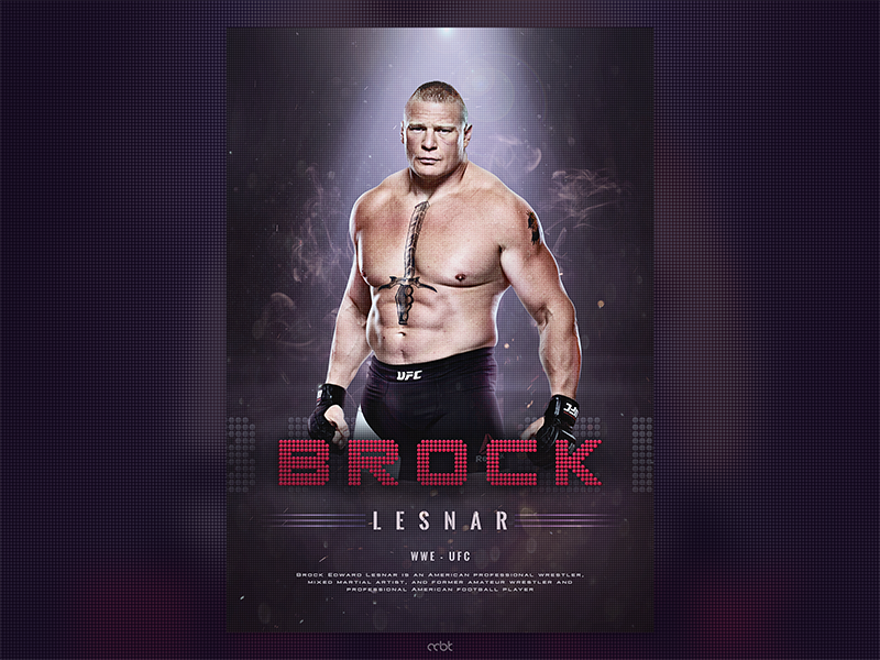 Portrait of Brock Lesnar by Fantomas on Stars Portraits - 1