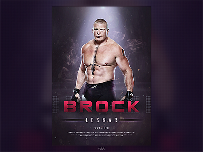 Sports Poster a4 beast brock design lesnar pakistan poster sports ufc usa wrestler wwe