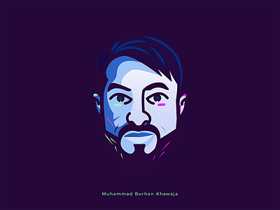 Avatar MBK | Dark avatar burhan khawaja cartoon designer face graphic illustration islamabad pakistan photo profile vector