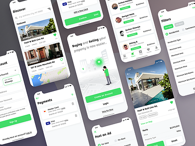 Property: Buying & Selling app buying design inspiration property real estate selling ui user interface ux