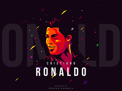 Cristiano Ronaldo artwork cristiano fifa football illustration player portugal poster ronaldo soccer vector world cup 2018