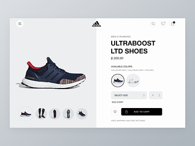 Adidas add to cart adidas adidas app challenge app daily100 design ecommerce app experience form mobile shoes shopping sports tablet ui uplabs user interface ux web website