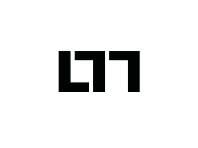LM geometry logo monogram typography