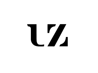 UZ geometry logo typography