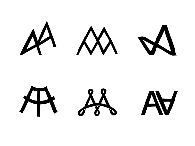 AA Monograms 2/2 monogram typography