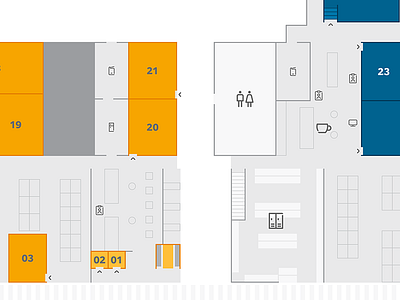 Campus map cad icons map wayfinding