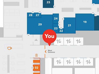 You Are Here cad icons map wayfinding you are here