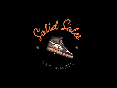 Solid Soles brand identity branding business logo creative design icon illustration jordan logo logo design minimal nba shoes sneaker