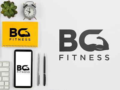 BG Fitness brand identity branding business logo creative design fit fitness gym gym logo icon illustration logo design minimal muscle
