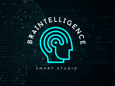 Braintelligence ar artificial intelligence augmented reality brand identity branding business logo creative design logo logo design metaverse minimal