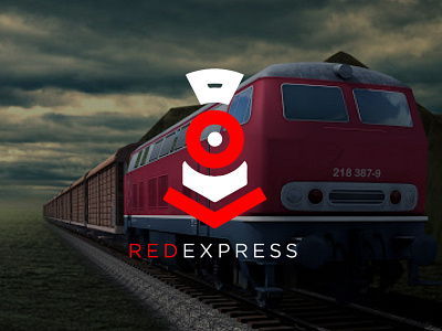 RED EXPRESS bitcoin brand identity branding btc business logo creative crypto design ethereum icon illustration logo logo design minimal train