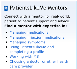 Mentors mentors patientslikeme