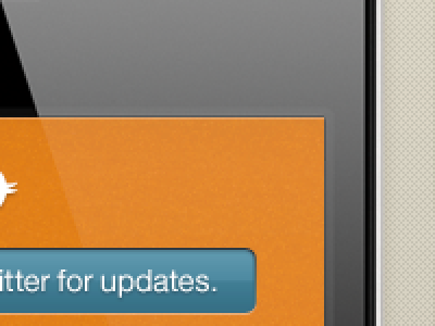 Details blue button helvetica neue iphone orange pattern texture twitter