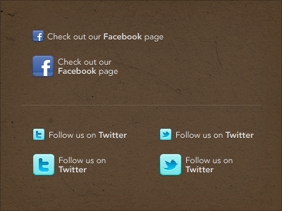 Social Media Decisions avenir facebook icons texture twitter