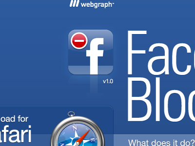 Fac Blo blue border radius glow helvetica helvetica neue logos reflection rgba safari text shadow univers white