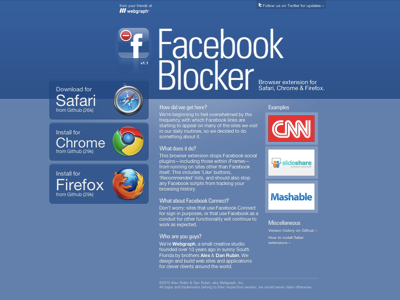 v1.1 blue chrome css extension facebook firefox helvetica helvetica neue html safari univers