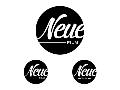 First pass black cider film neue trade gothic bold extended white