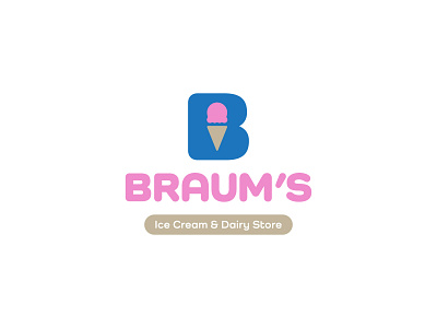 Braum's - Hypothetical Rebrand brand brand update branding braums case study design graphic design ice cream logo rebrand typography