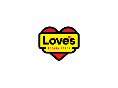 Love's Travel Stops - Hypothetical Rebrand brand brand identity branding design graphic design logo logo design loves rebrand typography