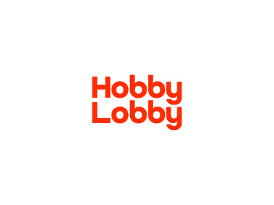 Hobby Lobby - Hypothetical Rebrand brand brand identity branding graphic design hobby lobby logo logo design rebrand typography