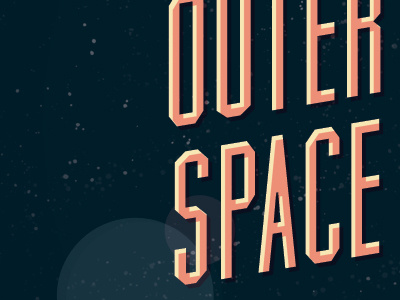 Outer Space bokeh fundamental designs typography