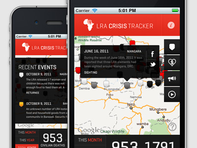 Invisible Children LRA Crisis Tracker app invisible children iphone lra