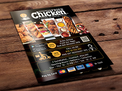 Fried Chicken Menu design menu restaurant