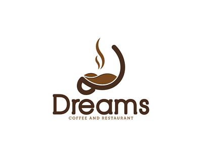 Dreams - Coffee & Restaurant brand branding design identity logo restaurant