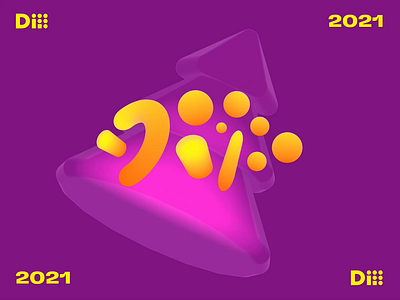 Digi New Year 2021 2021 3d animation branding colors holiday motion new year purple tree
