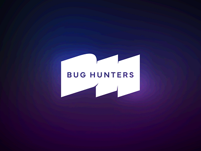 Bug Hunters black bug flag hacker identity logo security