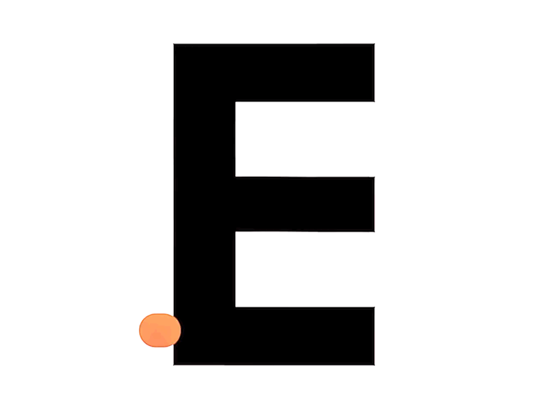 My E for the 36daysoftype challenge adobe after effects animation motion graphics photoshop pixel typography