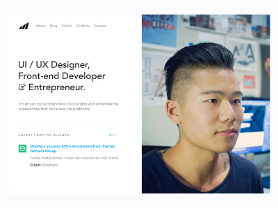 MIZKO Portfolio Revamp 2016 - Coming Soon! clients designer portfolio product redesign revamp sydney ui ux widgets