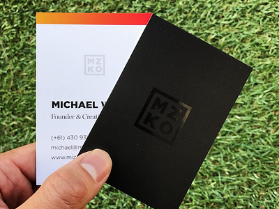 Mizko Media Business Cards