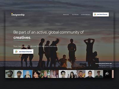 The Designership Homepage