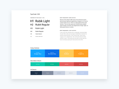 App Style Guide css design guide headings module style styleguide typography ui user interface
