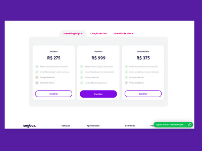 Price site ui ux web